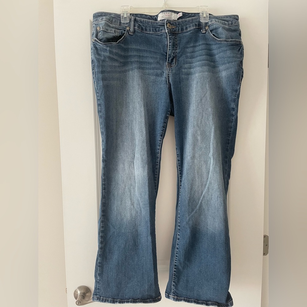 Torrid Mid-Rise Mid-wash Jeans